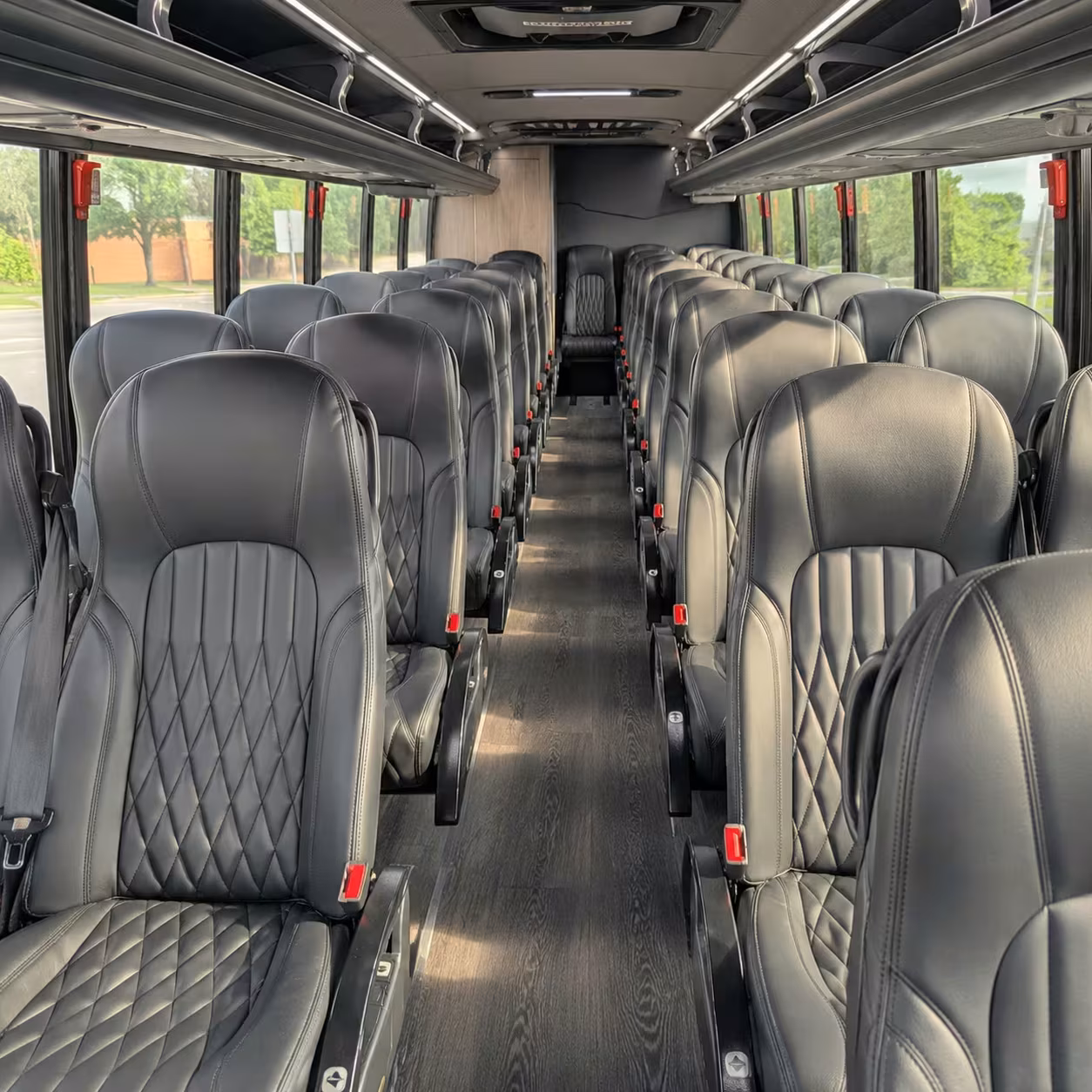 35 passenger minibus interior