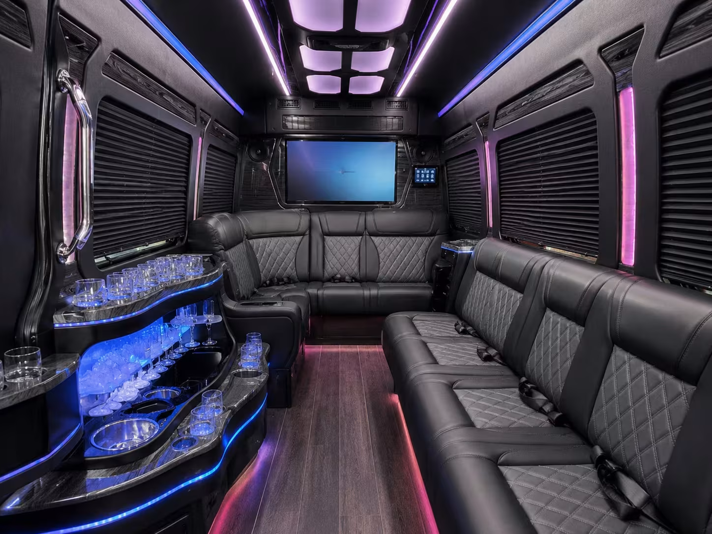 bus rental options for largo trips